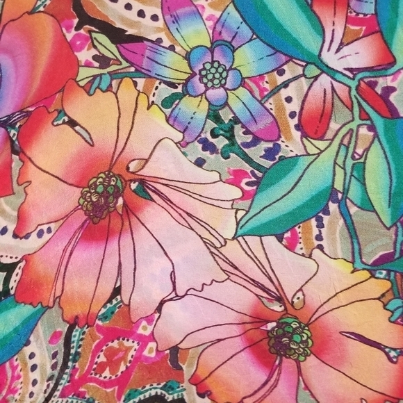 💕JOHNNY WAS💕 Deja Button-Front Blouse Large - Picture 8 of 11